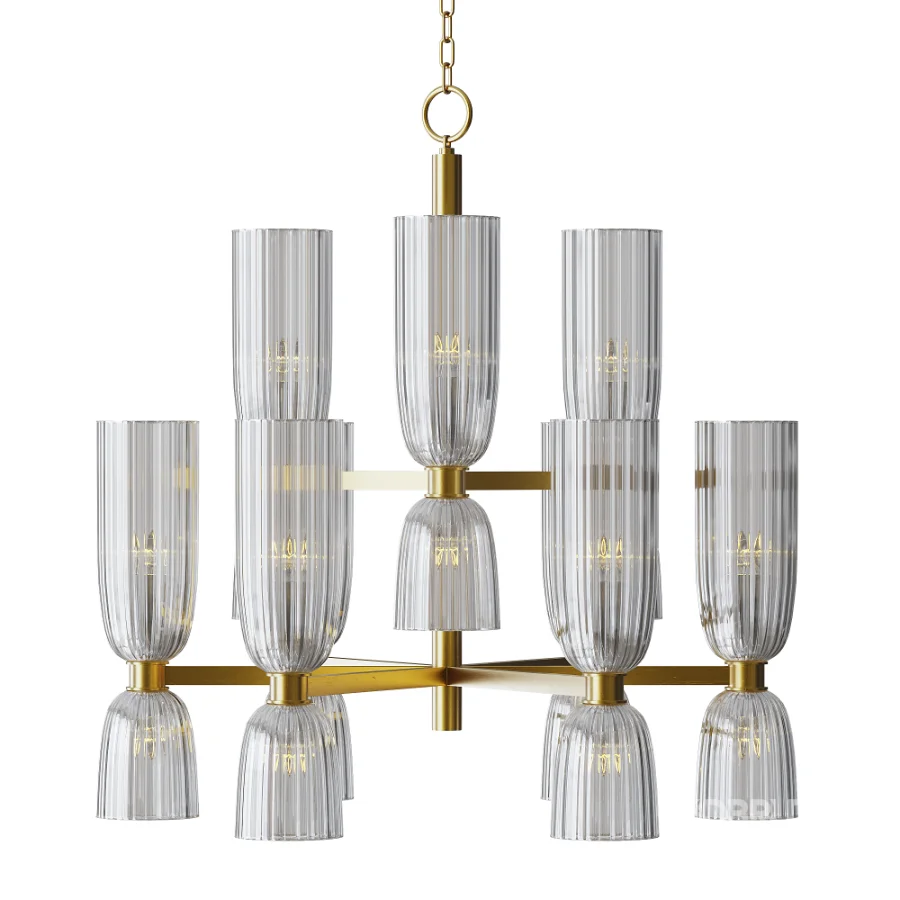 Azalea medium two-story chandelier Image 1