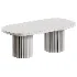Oval Single Coffee Table - Thumbnail 3