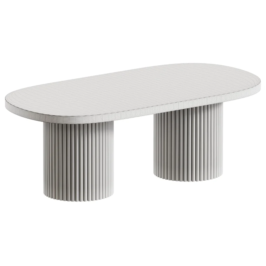 Oval Single Coffee Table Image 3