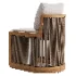 RH Brera Teak Dining Side Chair - Thumbnail 4
