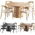 Camille Armchair Nelly Table - Thumbnail 1