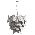 Magnolia Smoke White Glass Chandelier - Thumbnail 2