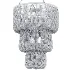 Amanda Light Beaded Tiered Chandelier - Thumbnail 5