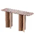Marble Wood Ivory Console - Thumbnail 4