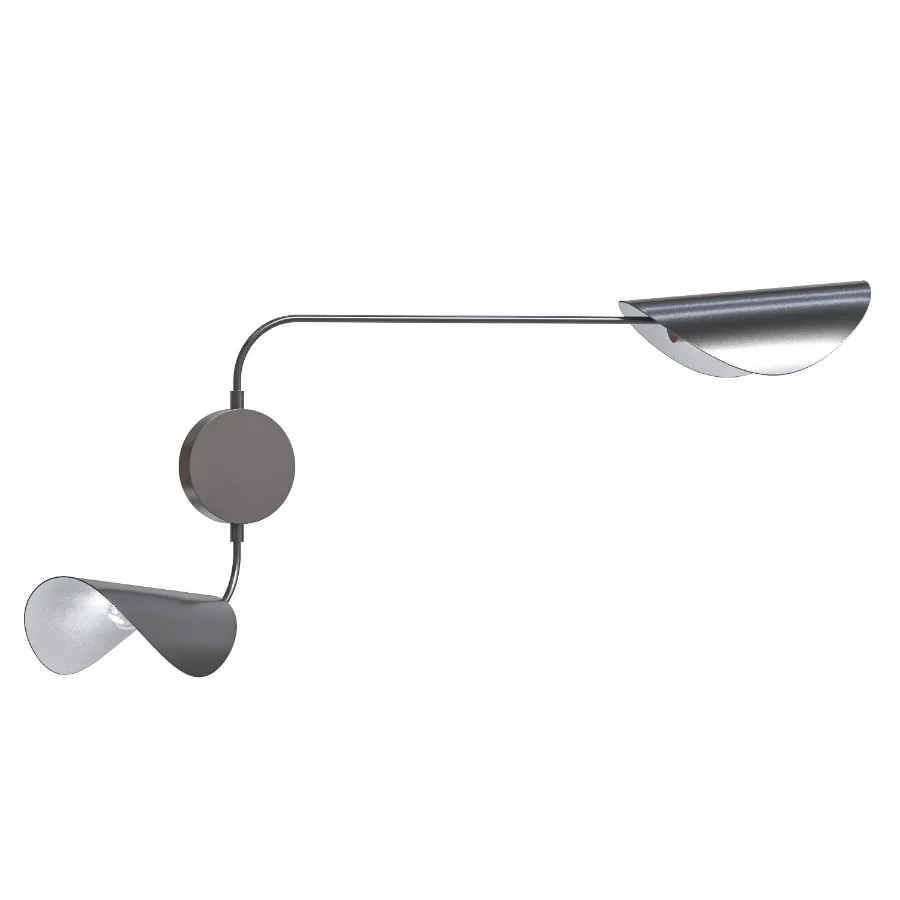 Adjustable metal wall lamp Image 2