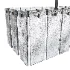 Calamette Modern Glass Rectangular Chandelier - Thumbnail 3