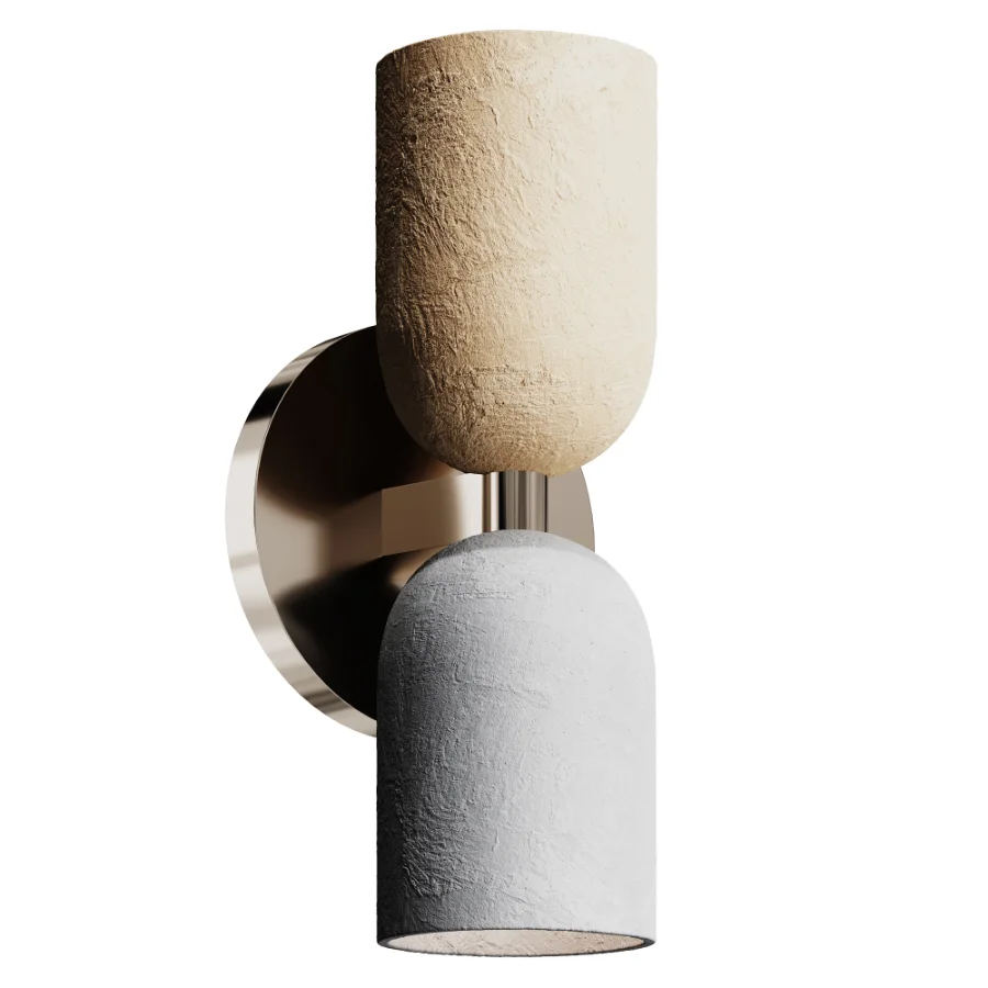 Ceramic Up Down Wall Sconce Image 2