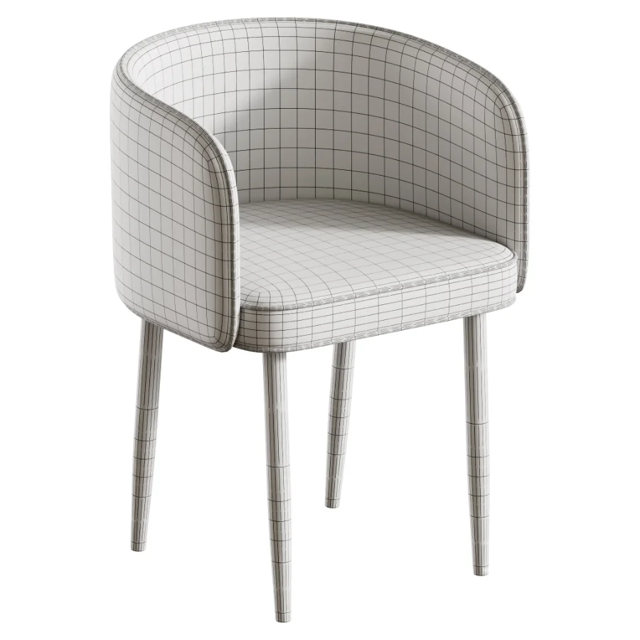Arm Chair with Imperforate Back Image 8