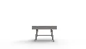Two Drawer Cane Desk in Brown Wood - Thumbnail 3