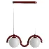 Lenox Linear Ball Pendant Lamp 2 heads - Thumbnail 1