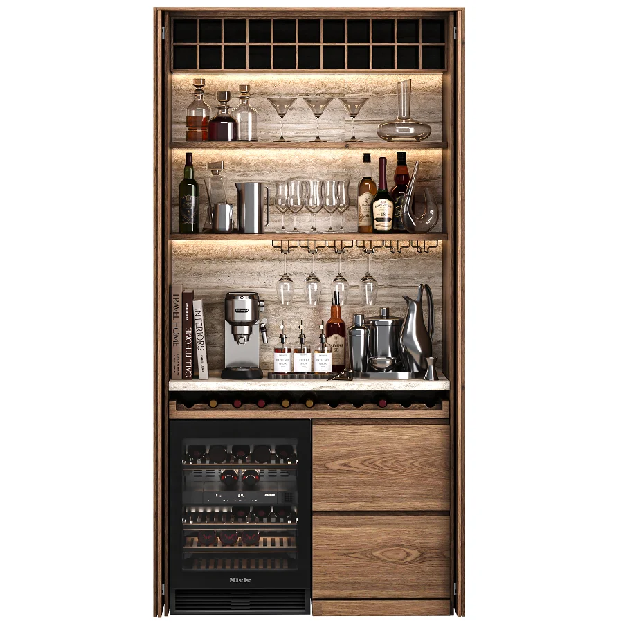 Hidden built in cabinet coffee bar3 Image 2