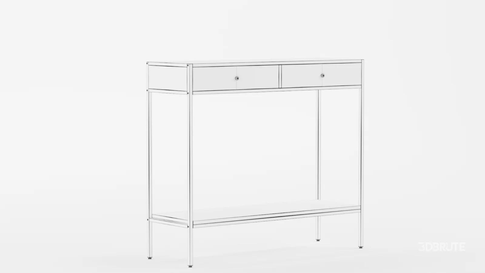 Coffee Table 2 Tier Console Table Image 9