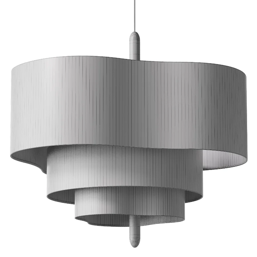 Ophel Green Fabric Pendant Lamp Image 5