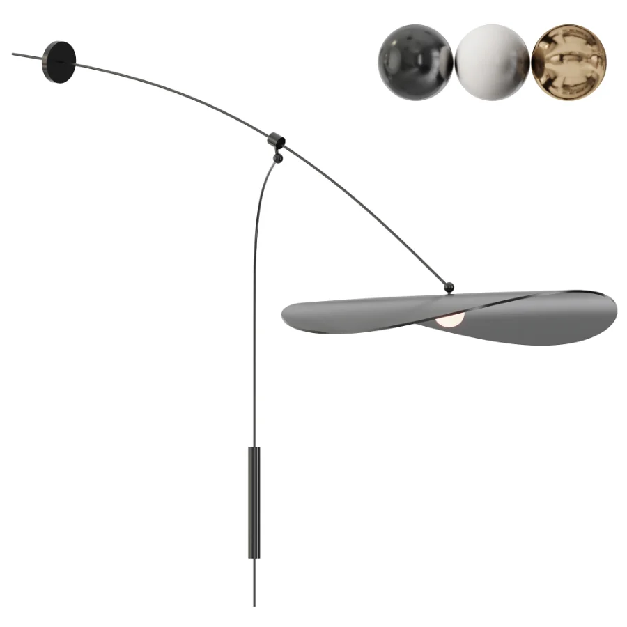 Long Arm Wall Lamp Image 3