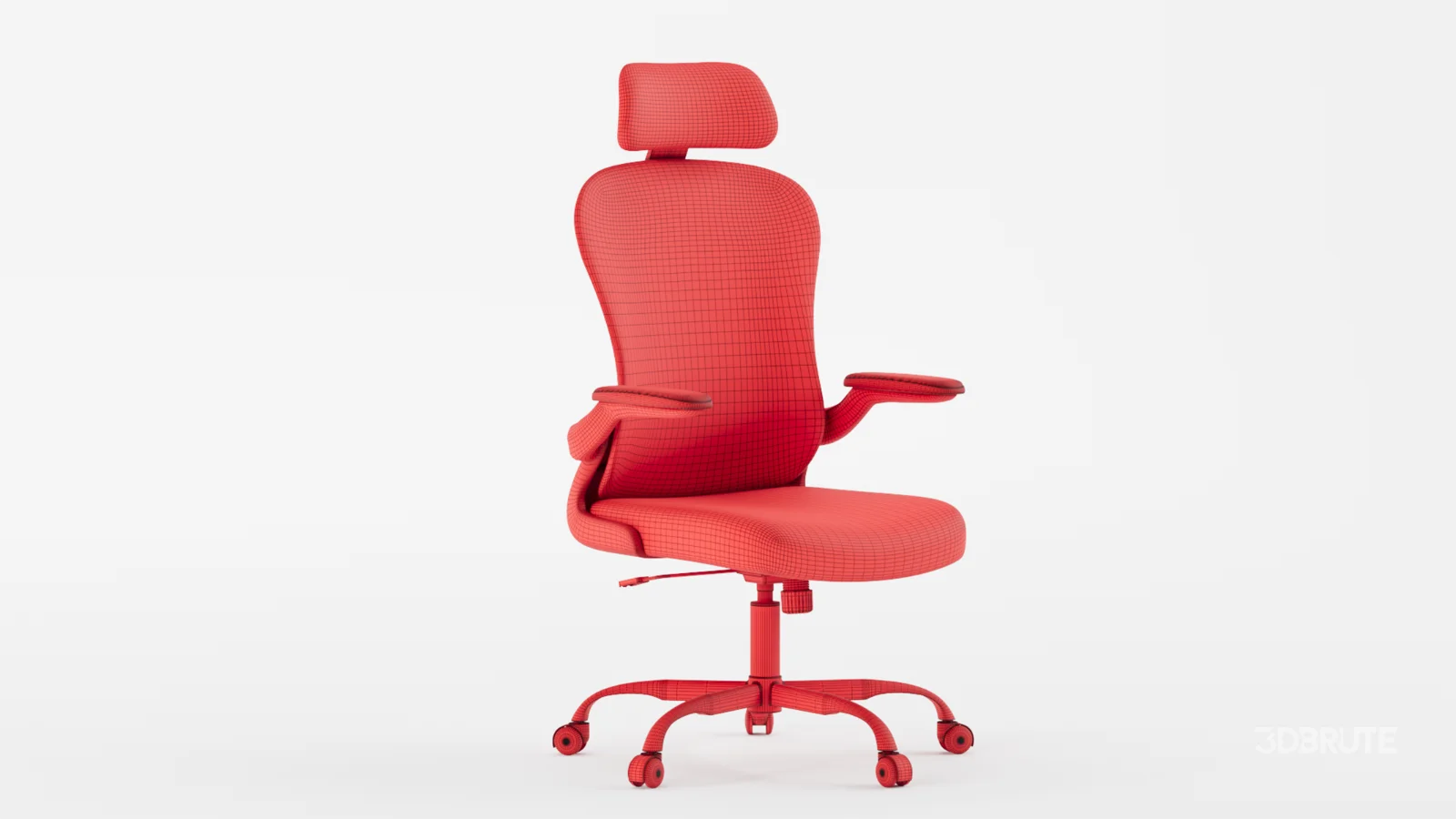 aveza office medium back chair mesh and fabric-dark grey Image 7
