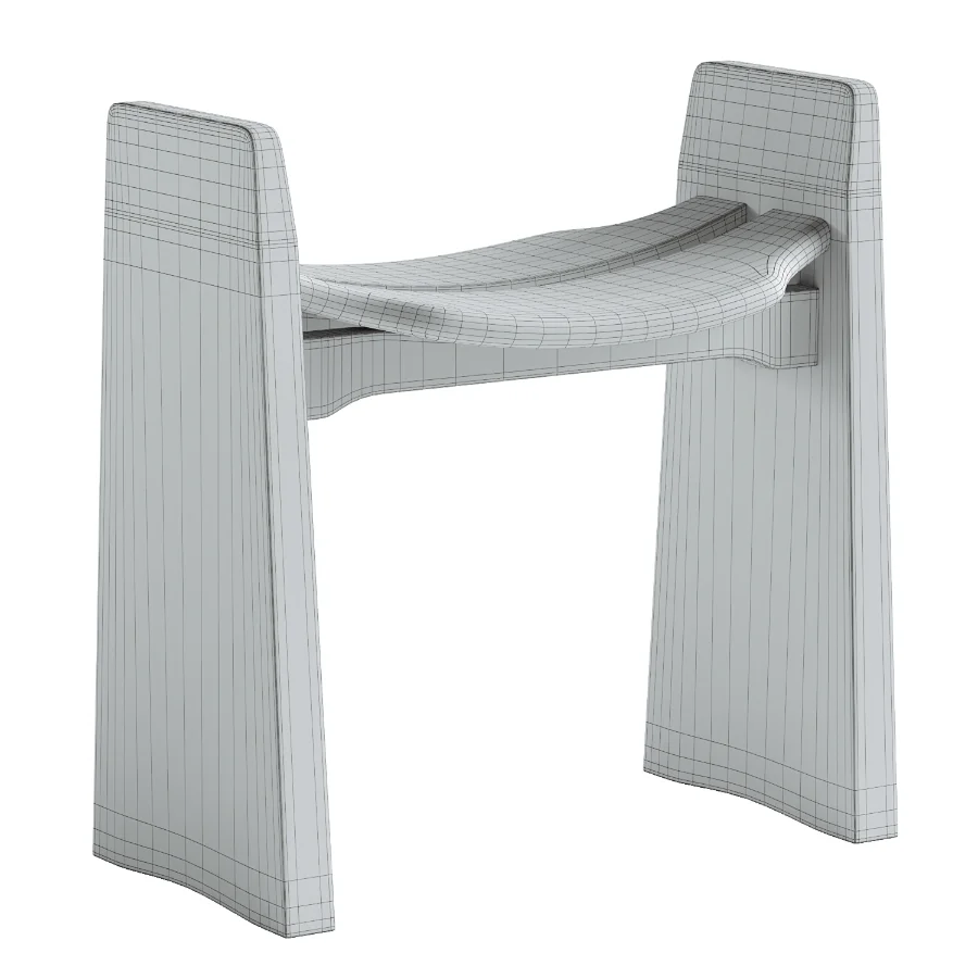 Pine stool Image 6