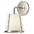 Hoyt Vanity Wall Sconce Polished Nickel with Opal Glass - Thumbnail 1