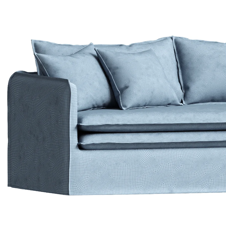 Keiichi Oxford 3 Seater Sofa Image 4
