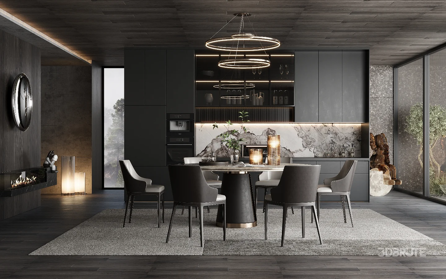 Modern dining room Image 1