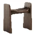 Pine stool - Thumbnail 1