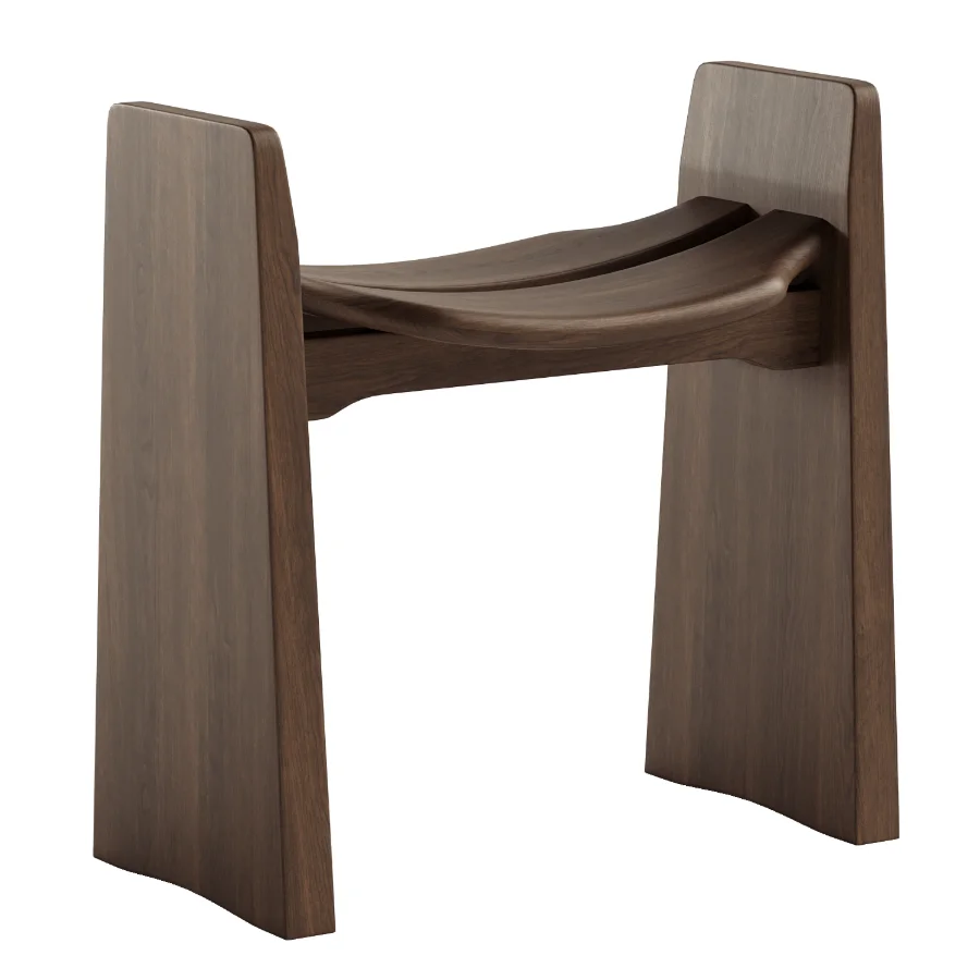 Pine stool Image 1
