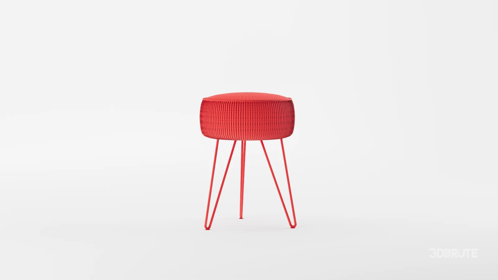 LUE BONA Pleated Vanity Stool Image 10