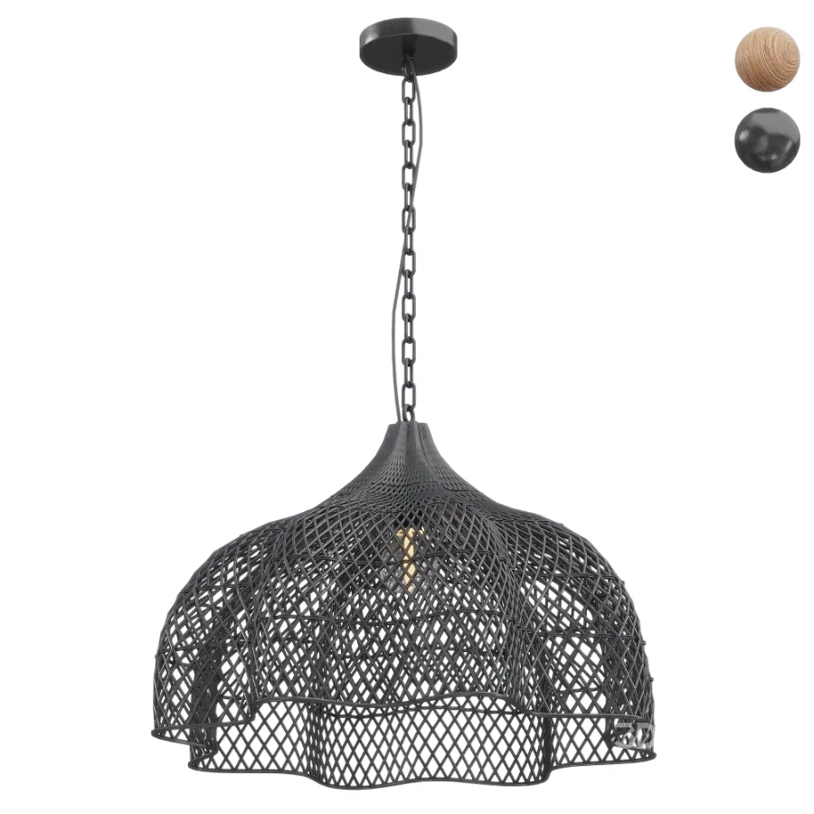 Matador Wicker Chandelier Image 1
