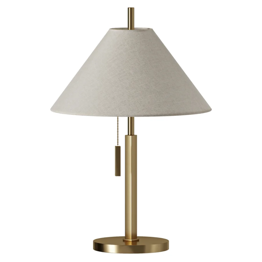 Ennie Table Lamp Vintage Brass Image 2