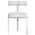 Glam Style Upholstered Dining Chair - Thumbnail 9