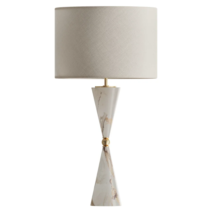 Sculptural Alabaster Table Lamp SILHOUETTE Image 2