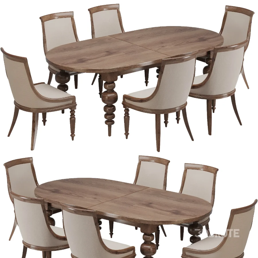 Dinning chair and table367 Image 4