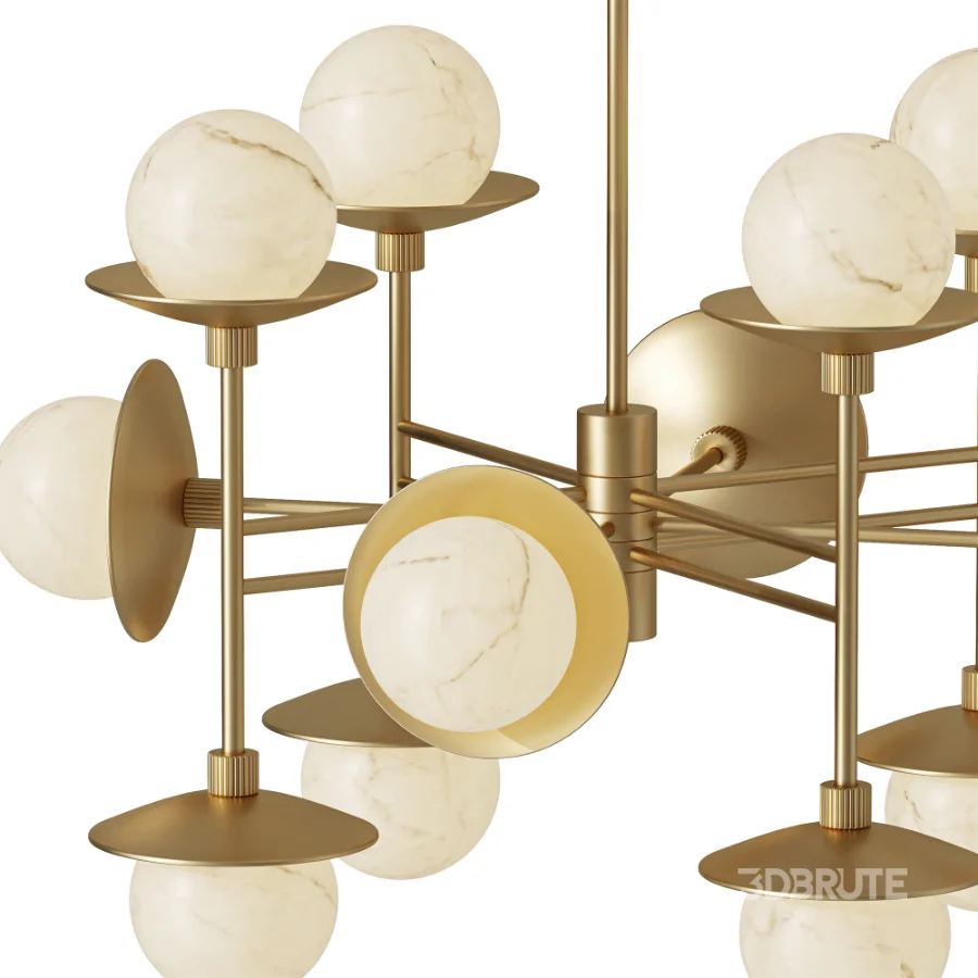 Cara Alabaster Chandelier Image 3