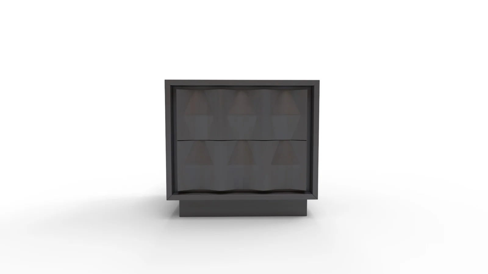 Carved Pattern Nightstand Image 3