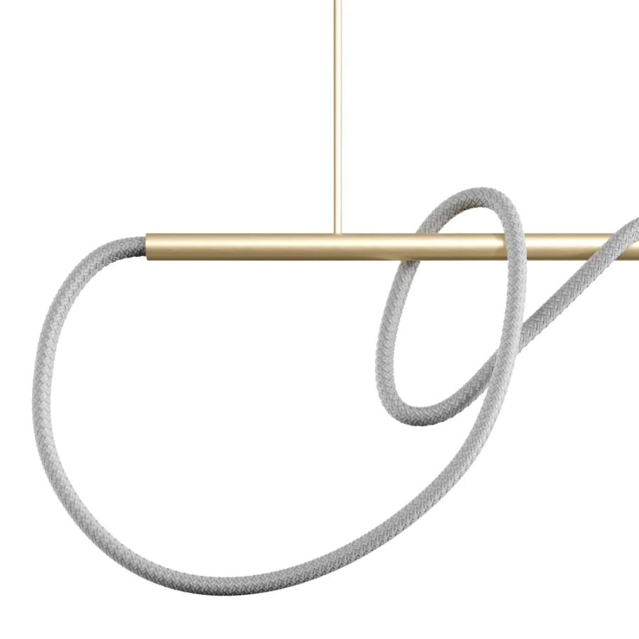 Festif Linear Pendant Lamp by Dbianco vol 2 Image 6
