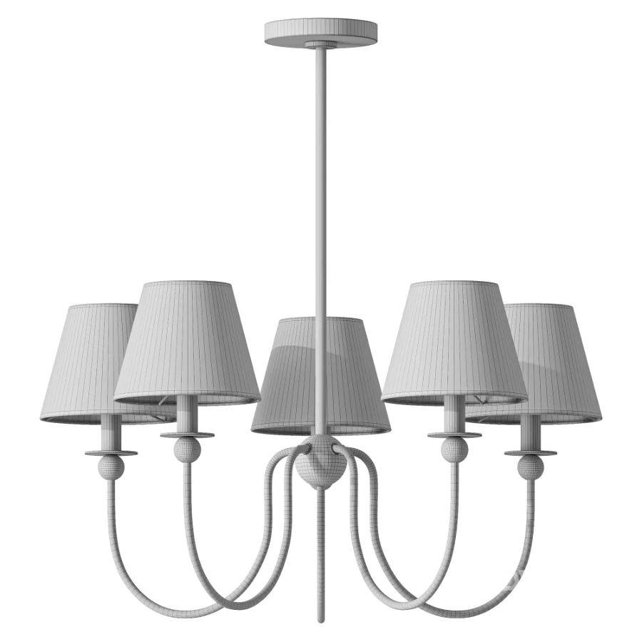 Anise 5 Light Chandelier 30 Satin Brass Image 3