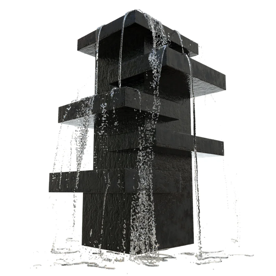 Modern Exterior Fountain Image 3