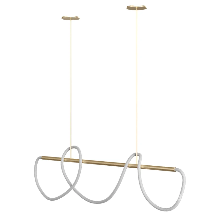 Festif Linear Pendant Lamp by Dbianco vol 1 Image 8