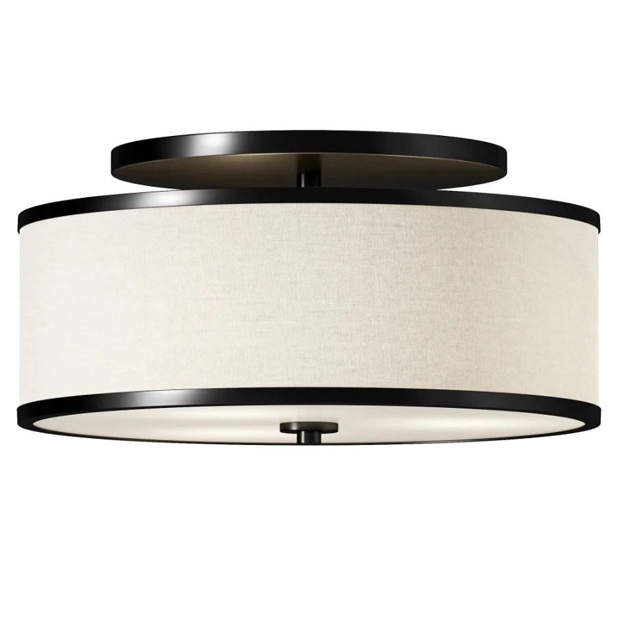 Walker Medium Flush Mount 20 Old Bronze Image 1