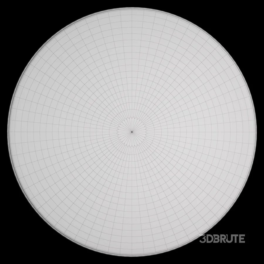 GD Silver Marble Round Rug Image 5