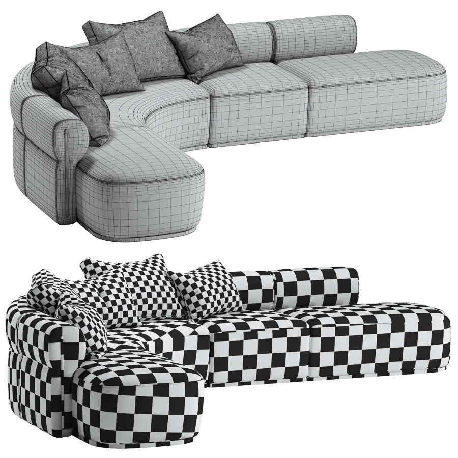 Camille Sectional Sofa Image 6