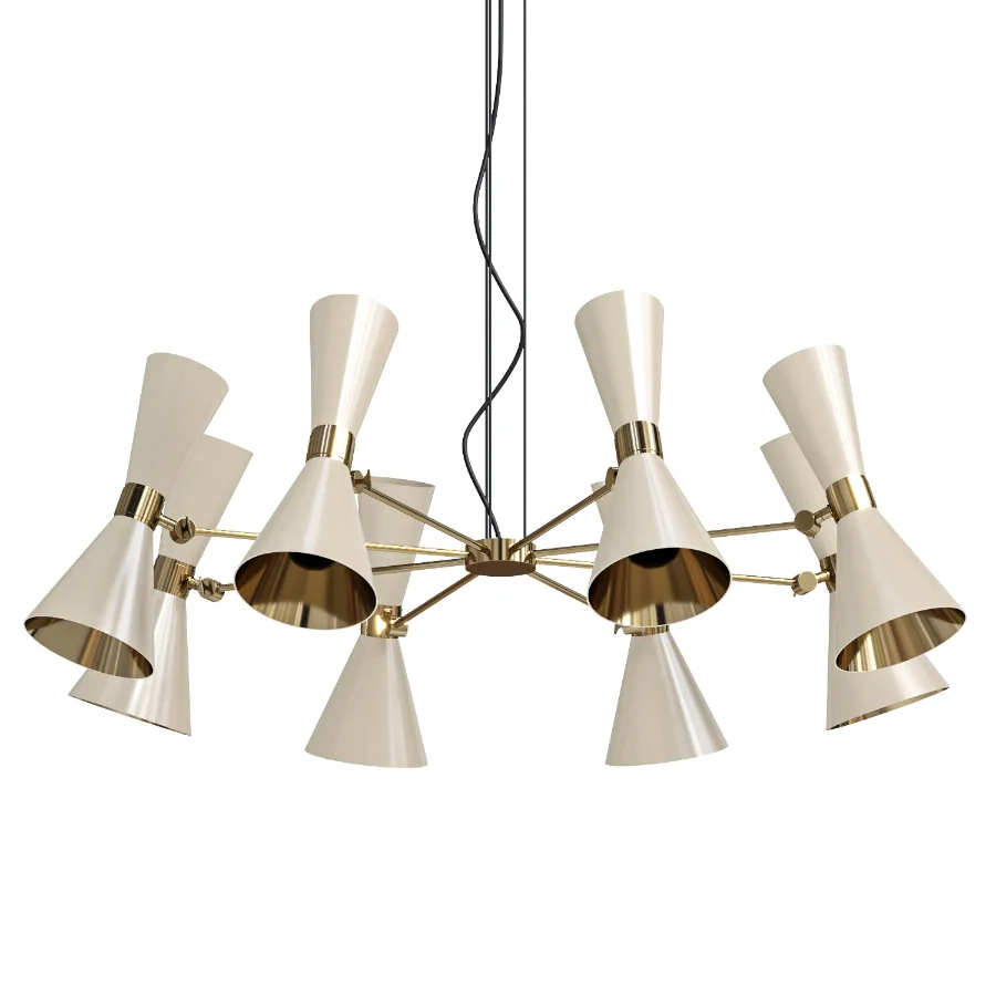 Cairo Mid Century Chandelier Image 4