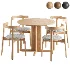 Lunar Chair Trefoil Table - Thumbnail 1