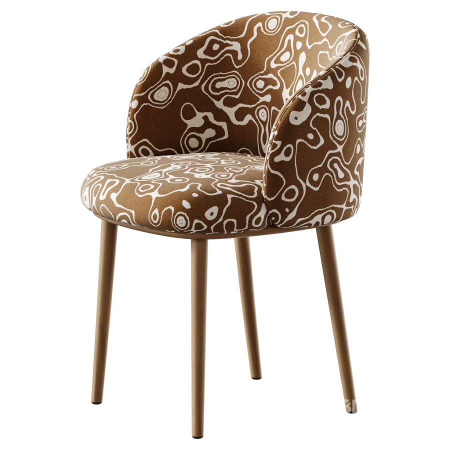 Balanced Outlined Arm Chair Image 4