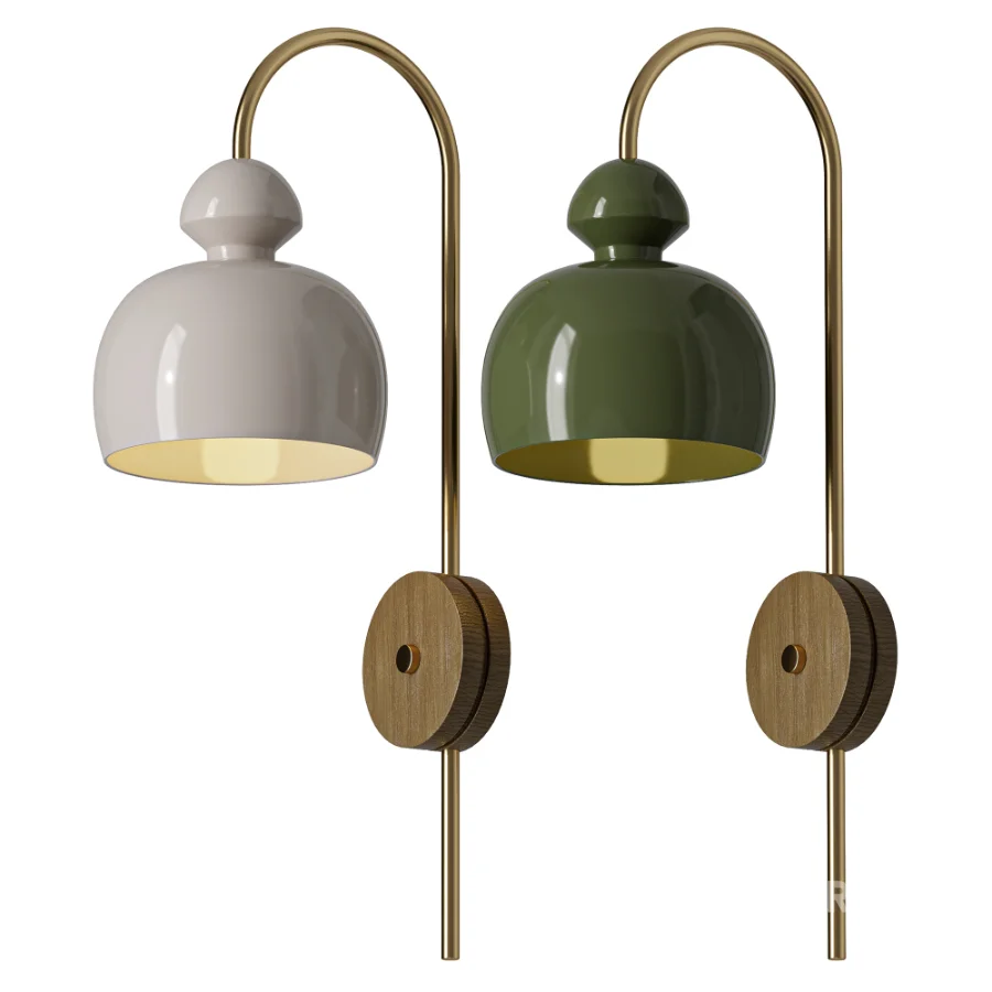 LOBO Atelier MOBO Ceramic wall lamp Image 1