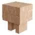 Bertu Nightstand Suelo Modern Oak Nightstand - Thumbnail 4