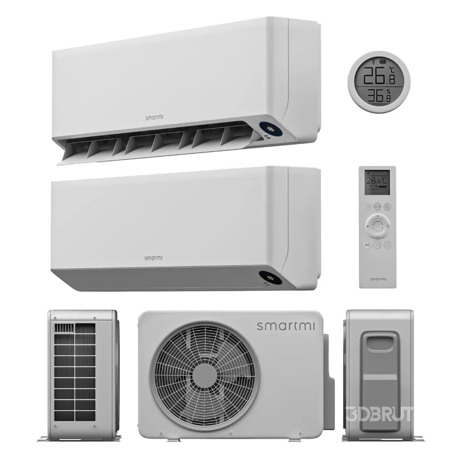 Xiaomi Smartmi Air Conditioner + Outside Image 1