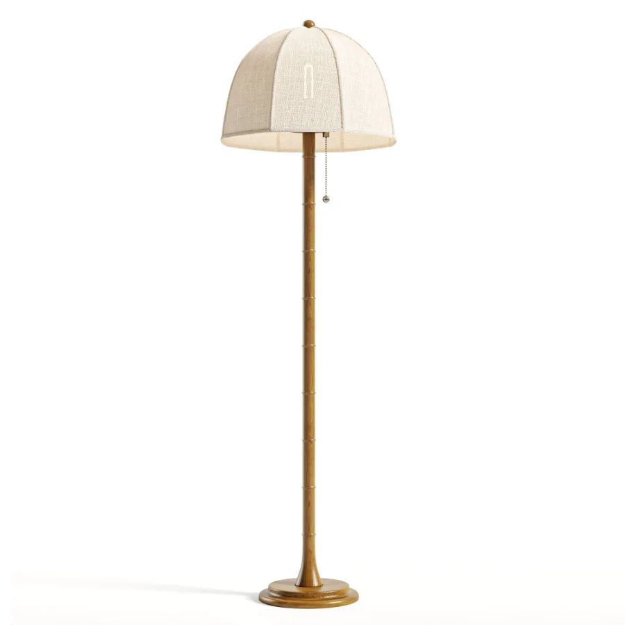 Bates Bamboo Style Floor Lamp by Jake Arnold Image 1