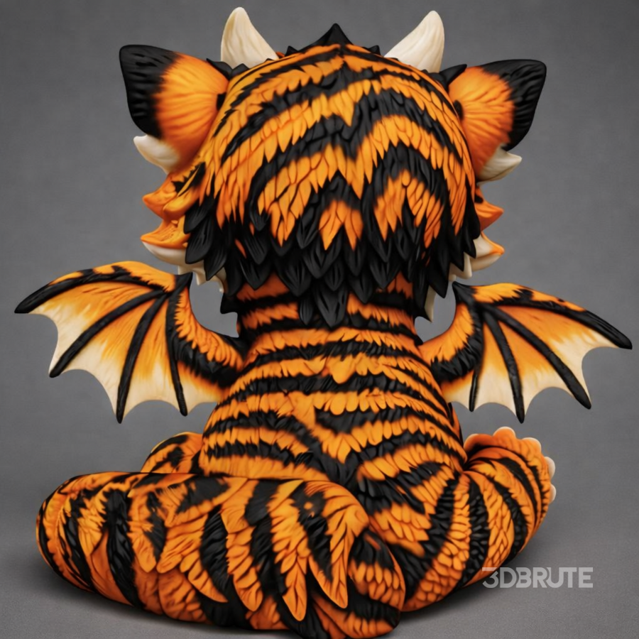 Cute Baby Tiger Dragon Image 9