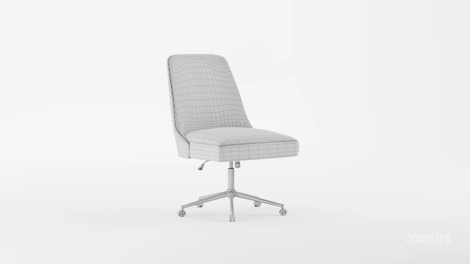 Tailored Task Chair Pearl Velvet Image 6