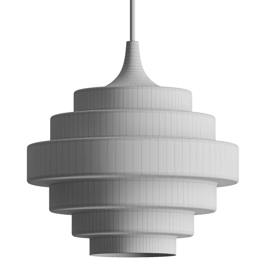 Sanenos Retro Geometric Glass Pendant Light Image 3